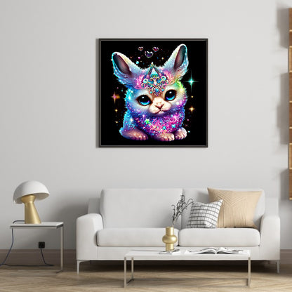 Jeweled Bunny - Full Round Drill Diamond Painting 30*30CM