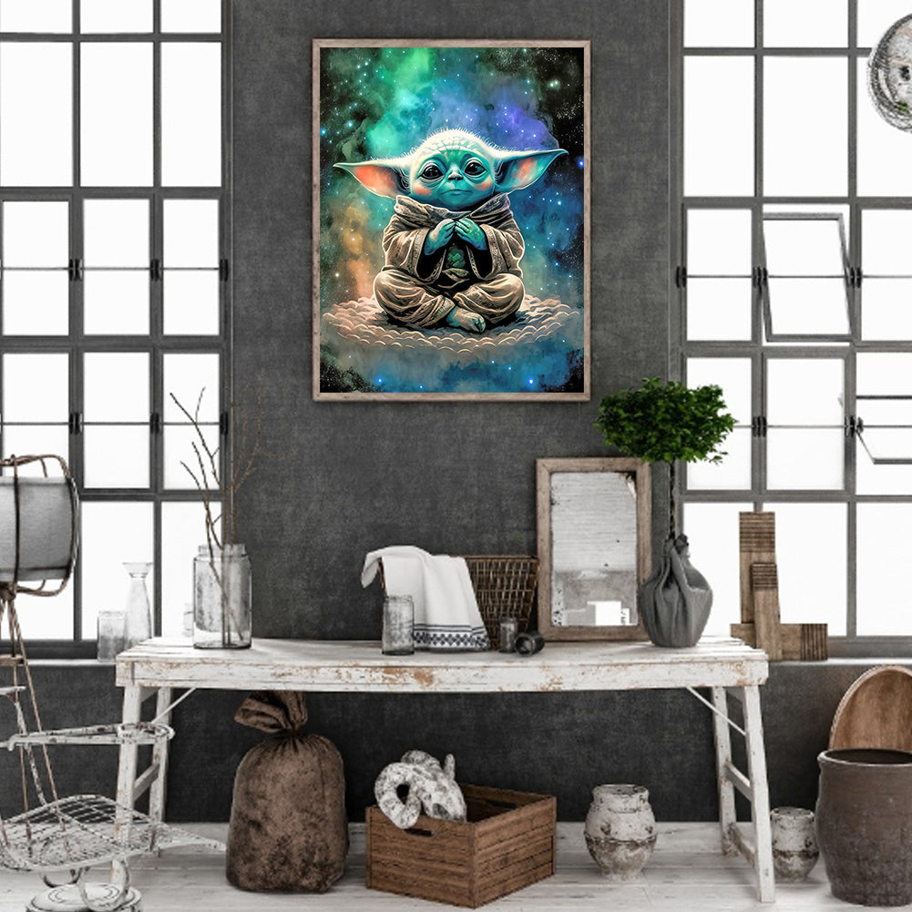 Yoda - Full Round Drill Diamond Painting 30*40CM