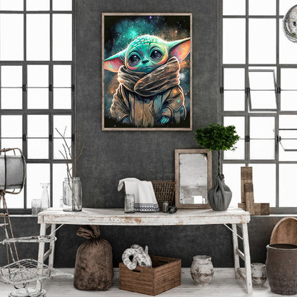 Yoda - Full Round Drill Diamond Painting 30*40CM