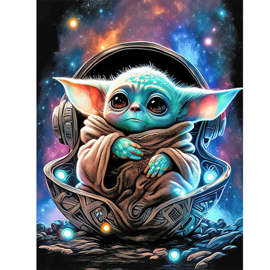 Yoda - Full Round Drill Diamond Painting 30*40CM