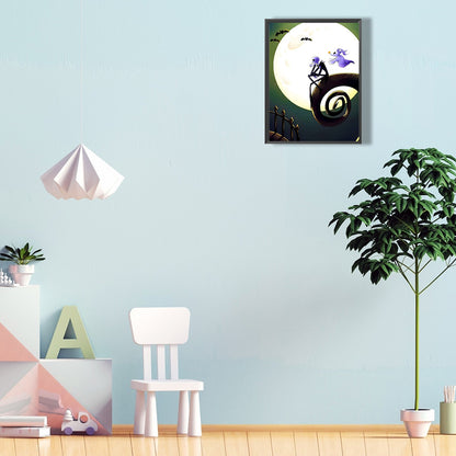 Weird Town Nights - Full Round Drill Diamond Painting 30*40CM