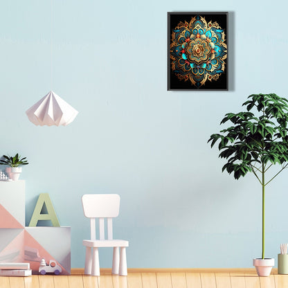 Metal Mandala - Full Round Drill Diamond Painting 30*40CM