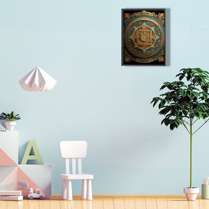 Metal Mandala - Full Round Drill Diamond Painting 30*40CM