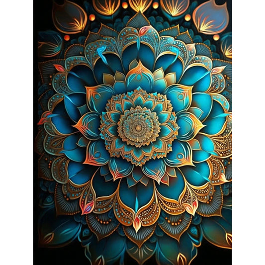 Metal Mandala - Full Round Drill Diamond Painting 30*40CM