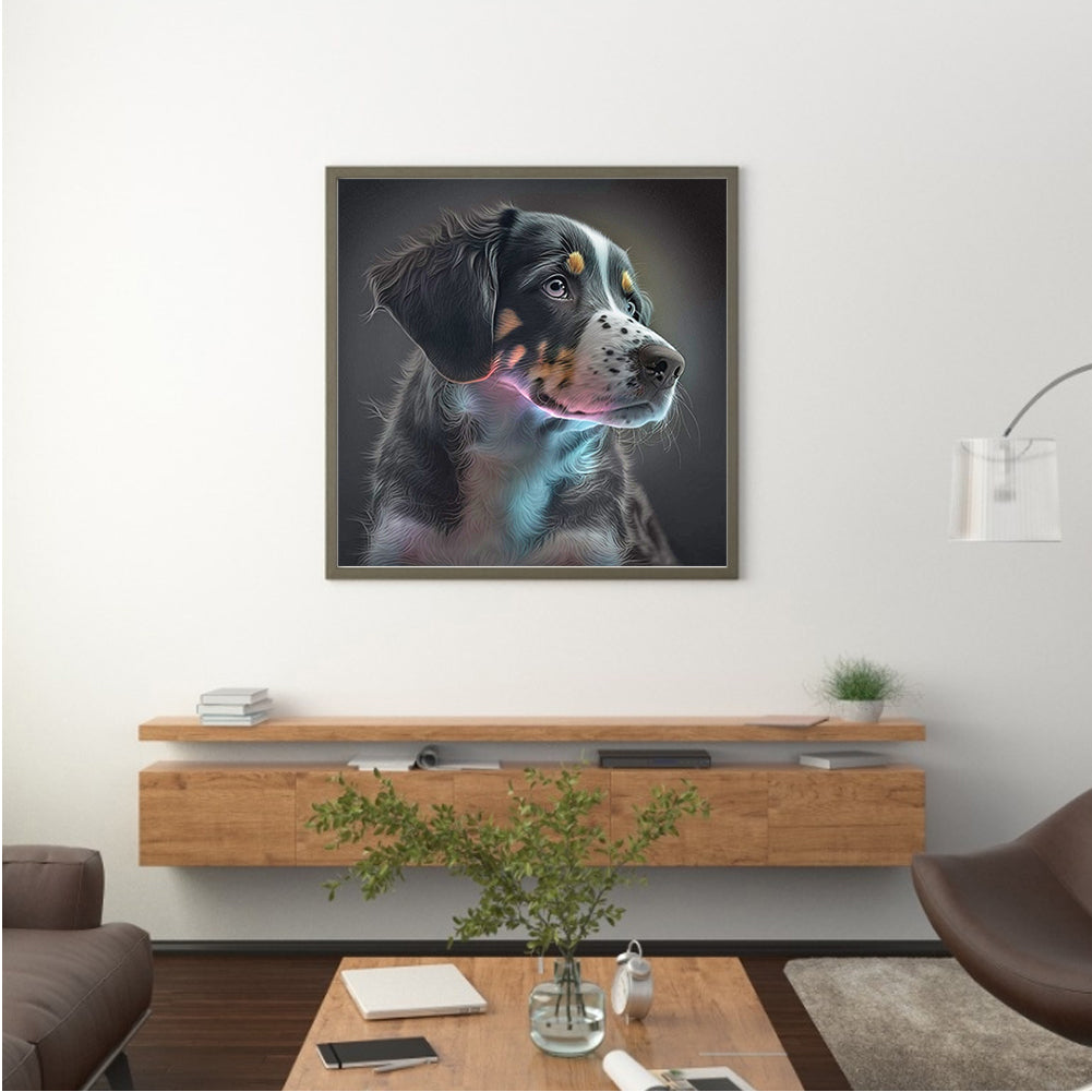 Bernese Mountain Dog - Full Round Drill Diamond Painting 30*30CM