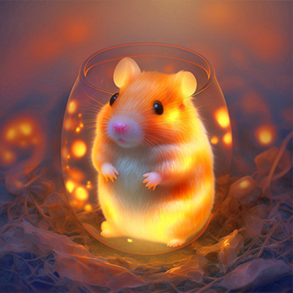 Small Hamster - Full Round Drill Diamond Painting 30*30CM