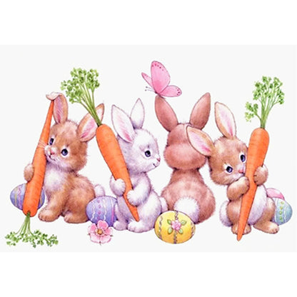 Rabbit - Full Square Drill Diamond Painting 30*40CM