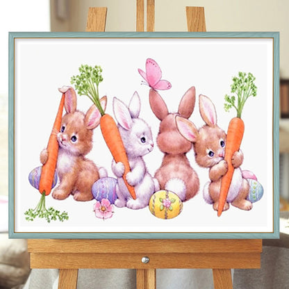 Rabbit - Full Square Drill Diamond Painting 30*40CM