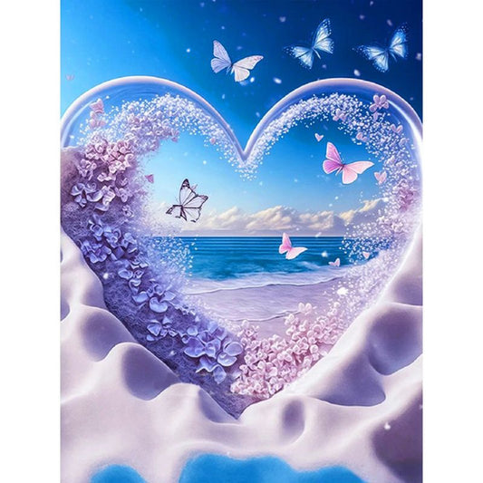 Love Beach - Full Square Drill Diamond Painting 40*50CM