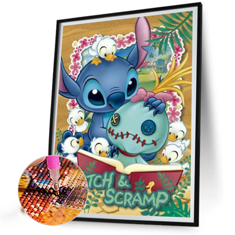 Stitch - Full Round Drill Diamond Painting 30*40CM