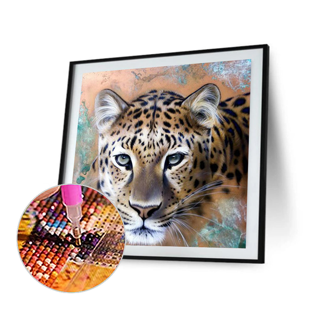 Leopard - Full Round Drill Diamond Painting 30*30CM