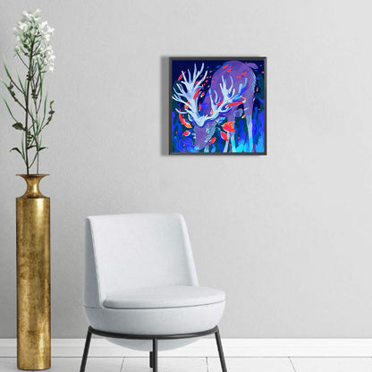 Ink Elk - Full Round Drill Diamond Painting 30*30CM