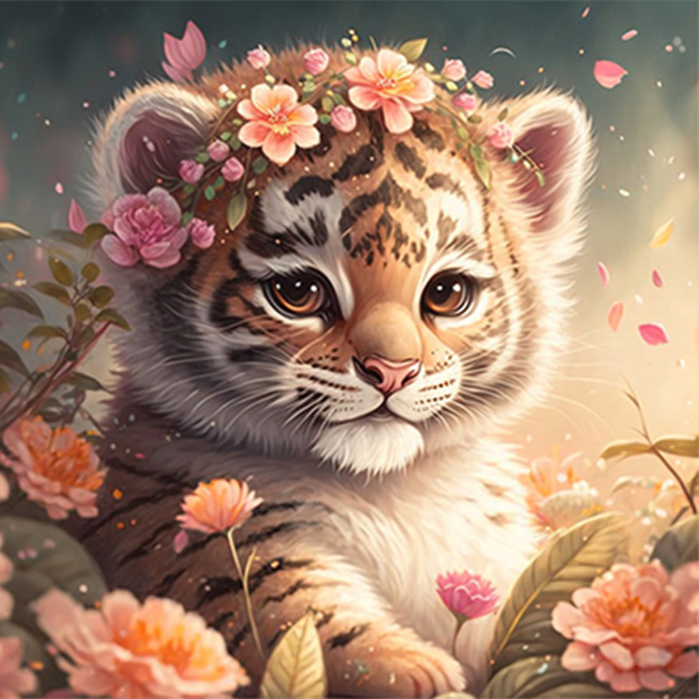 Little Tiger - Full Square Drill Diamond Painting 30*30CM