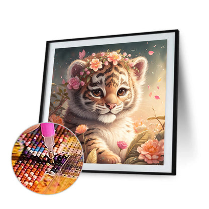 Little Tiger - Full Square Drill Diamond Painting 30*30CM