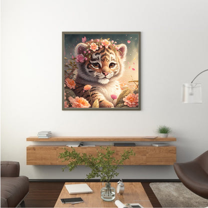 Little Tiger - Full Square Drill Diamond Painting 30*30CM