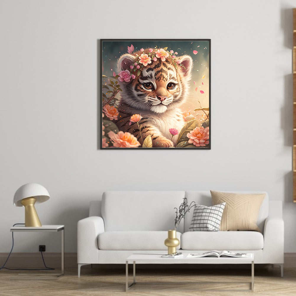 Little Tiger - Full Square Drill Diamond Painting 30*30CM