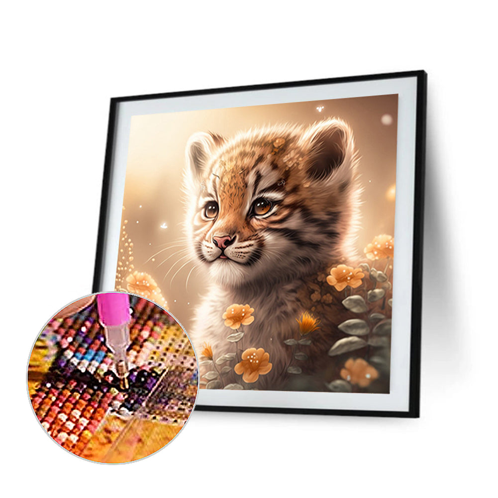 Little Tiger - Full Square Drill Diamond Painting 30*30CM