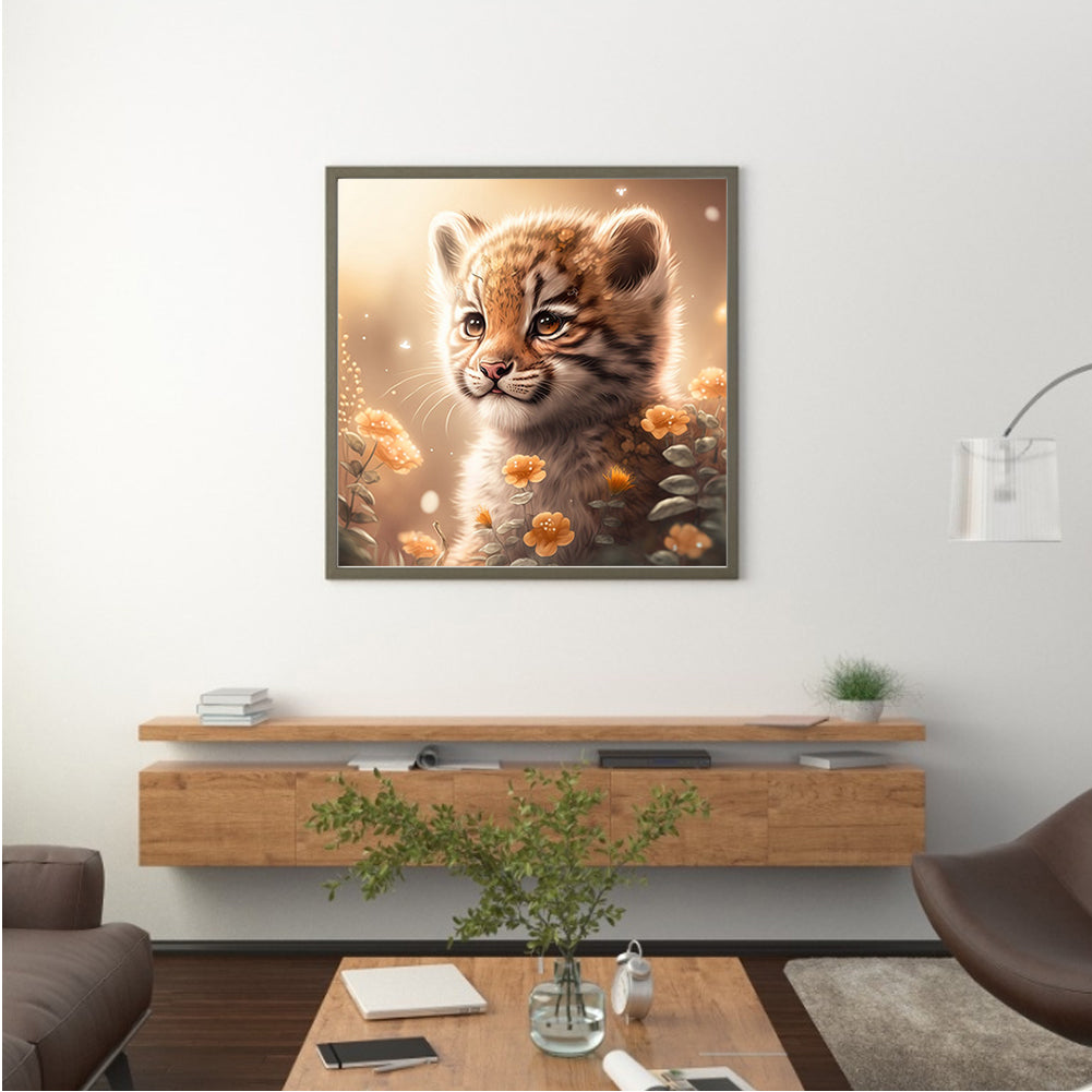 Little Tiger - Full Square Drill Diamond Painting 30*30CM