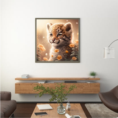 Little Tiger - Full Square Drill Diamond Painting 30*30CM
