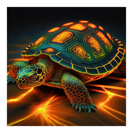 Turtle - Full Round Drill Diamond Painting 30*30CM