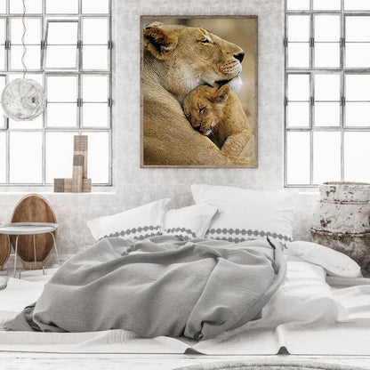 Lion - Full Round Drill Diamond Painting 40*50CM