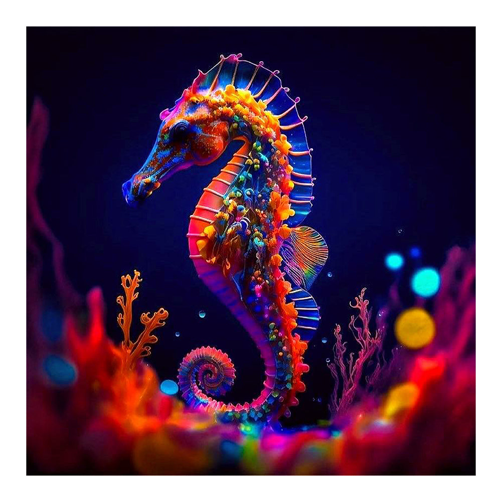 Glorious Seahorse - Full Round Drill Diamond Painting 30*30CM