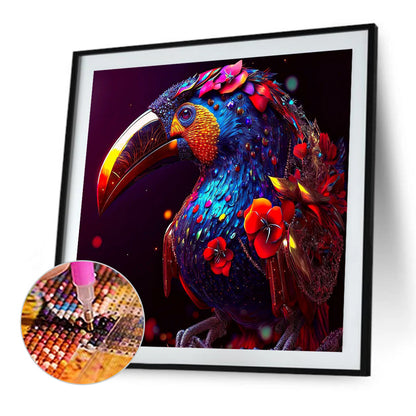 Glorious Parrot - Full Round Drill Diamond Painting 30*30CM