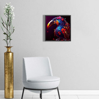 Glorious Parrot - Full Round Drill Diamond Painting 30*30CM