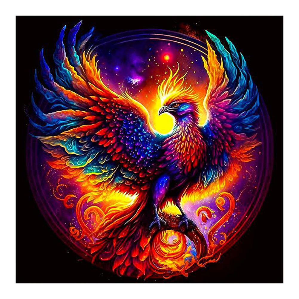 Glorious Phoenix - Full Round Drill Diamond Painting 30*30CM