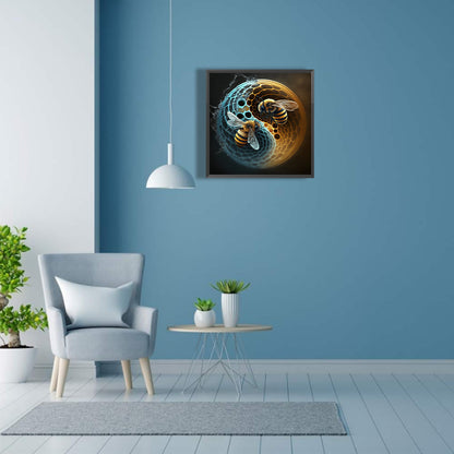 Tai Chi Bee Painting - Full Square Drill Diamond Painting 30*30CM