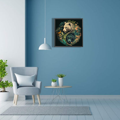 Tai Chi Tiger Painting - Full Square Drill Diamond Painting 30*30CM