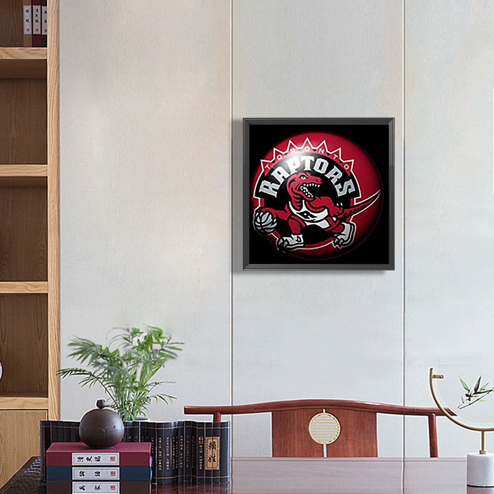 Toronto Raptors Basketball Team - Full Round Drill Diamond Painting 30*30CM