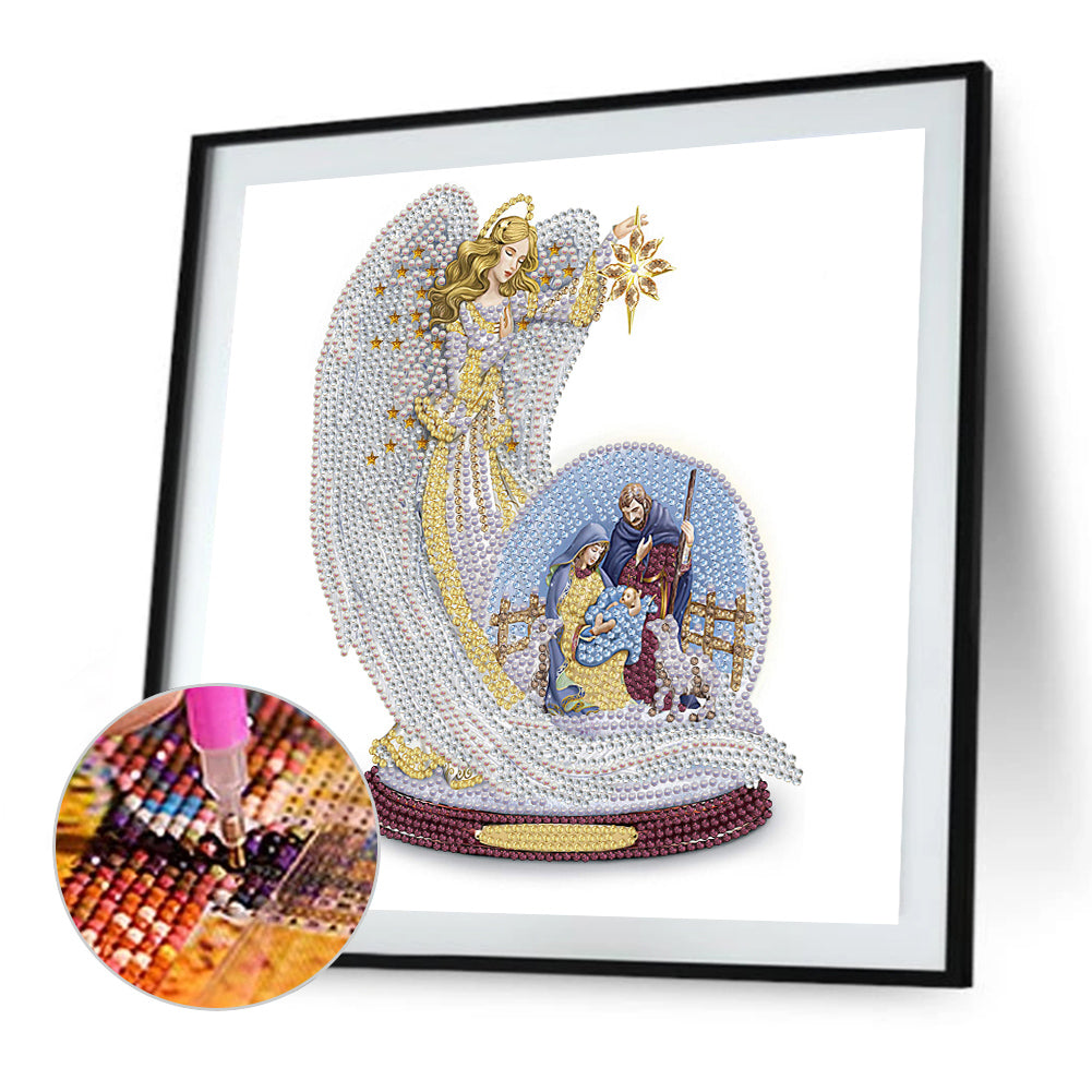 Angel - Special Shaped Drill Diamond Painting 30*30CM