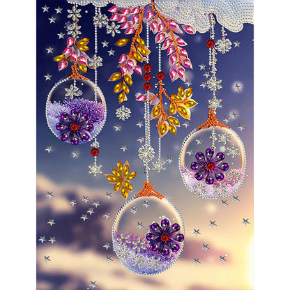 Fantasy Amethyst Ball - Special Shaped Drill Diamond Painting 30*40CM