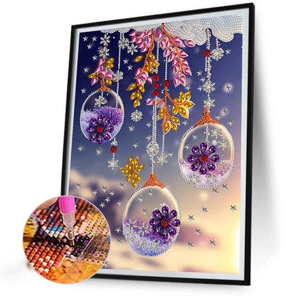 Fantasy Amethyst Ball - Special Shaped Drill Diamond Painting 30*40CM
