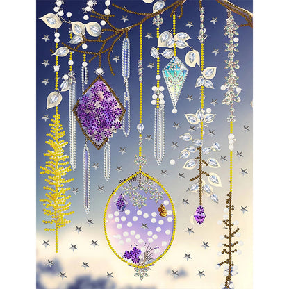 Fantasy Amethyst Ball - Special Shaped Drill Diamond Painting 30*40CM
