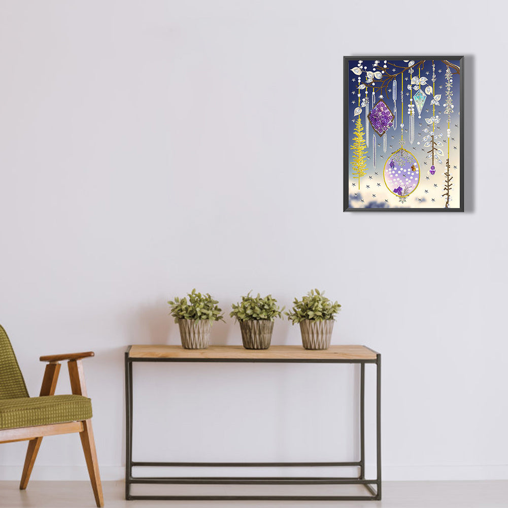 Fantasy Amethyst Ball - Special Shaped Drill Diamond Painting 30*40CM