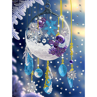 Fantasy Amethyst Ball - Special Shaped Drill Diamond Painting 30*40CM