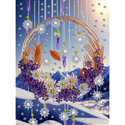 Fantasy Amethyst Ball - Special Shaped Drill Diamond Painting 30*40CM