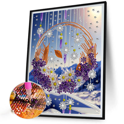 Fantasy Amethyst Ball - Special Shaped Drill Diamond Painting 30*40CM