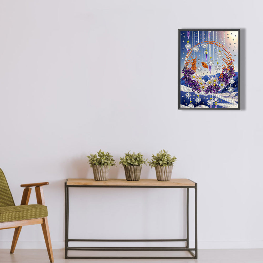 Fantasy Amethyst Ball - Special Shaped Drill Diamond Painting 30*40CM