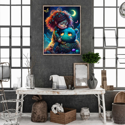 Little Animal Trainer - Full Round Drill Diamond Painting 30*40CM