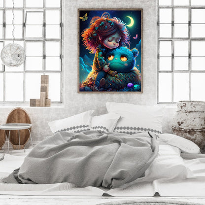 Little Animal Trainer - Full Round Drill Diamond Painting 30*40CM