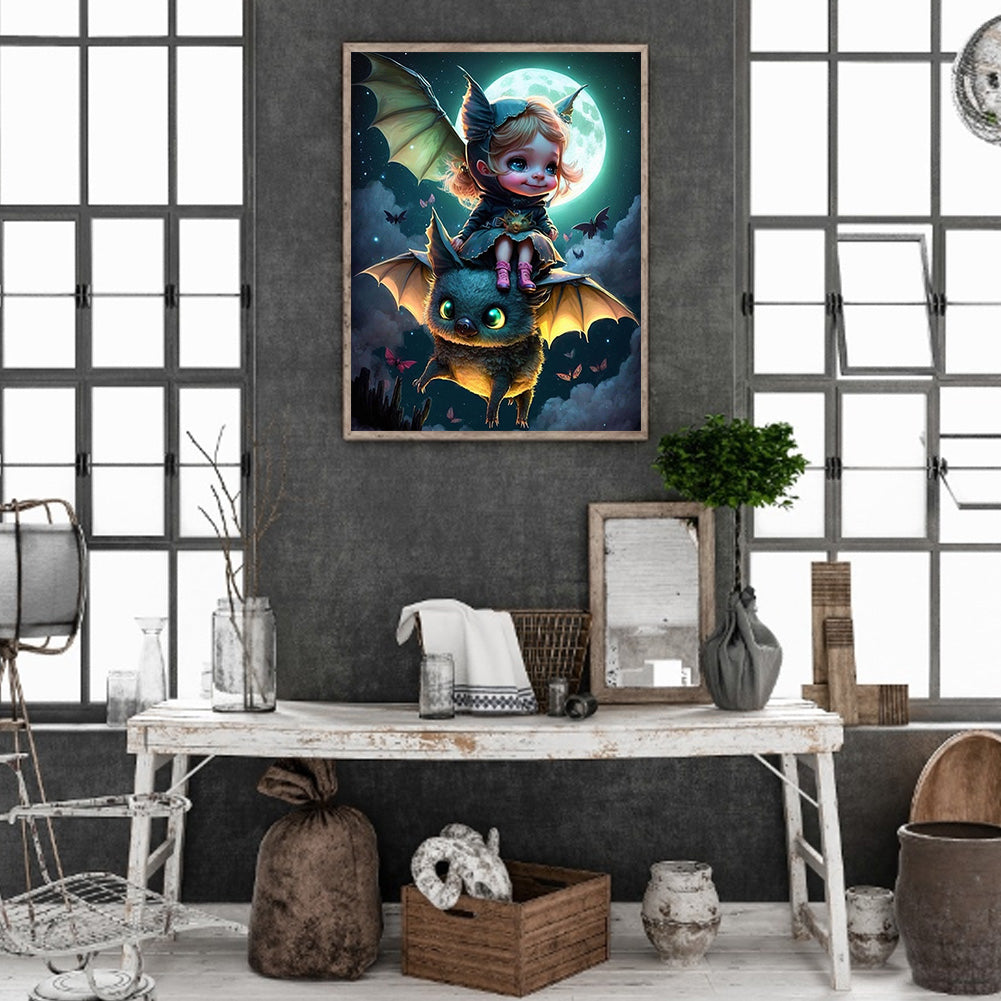 Little Animal Trainer - Full Round Drill Diamond Painting 30*40CM