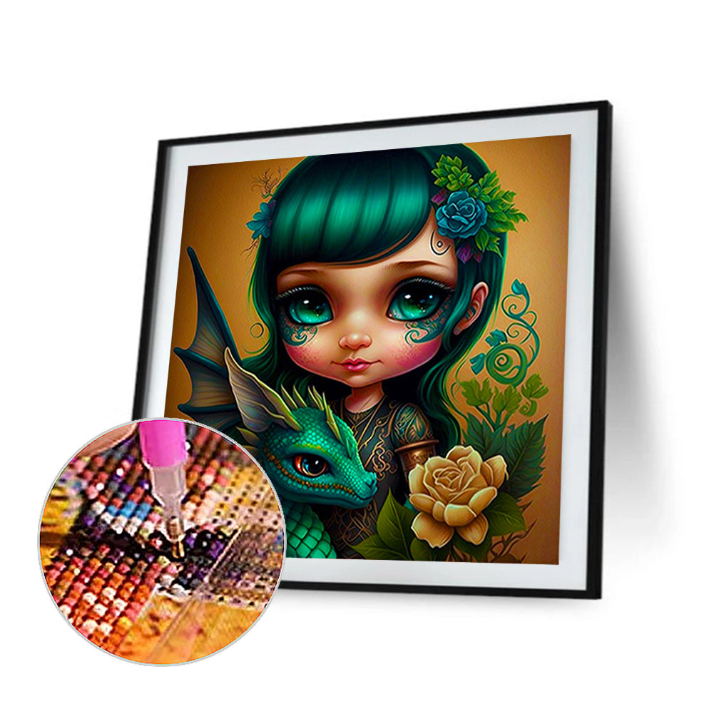 Animal Doll - Full Square Drill Diamond Painting 30*30CM