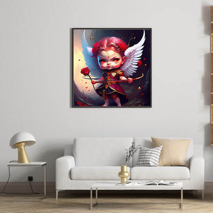 Rose Warrior Girl - Full Round Drill Diamond Painting 30*30CM