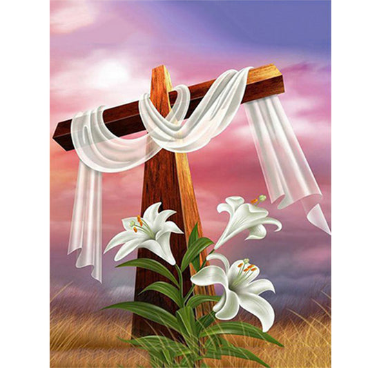 Cross - Full Square Drill Diamond Painting 40*50CM