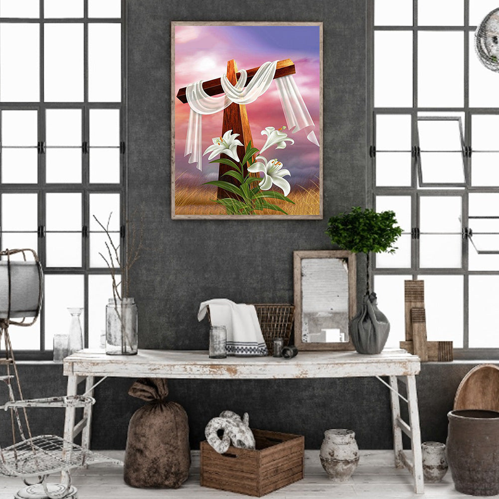 Cross - Full Square Drill Diamond Painting 40*50CM