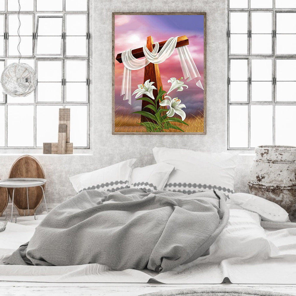 Cross - Full Square Drill Diamond Painting 40*50CM