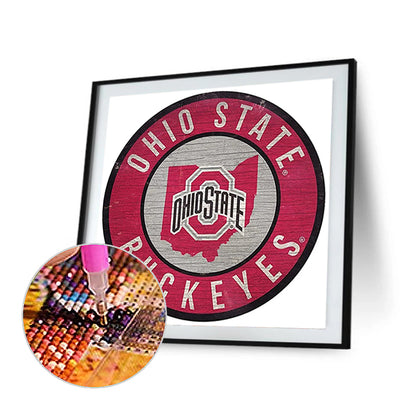 Ohio State University - Full Round Drill Diamond Painting 50*50CM